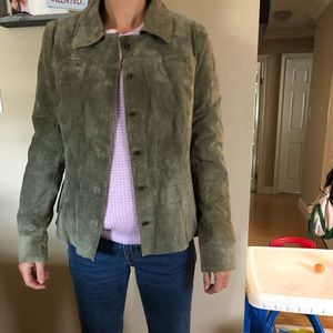 Neiman Marcus Exclusive suede jacket